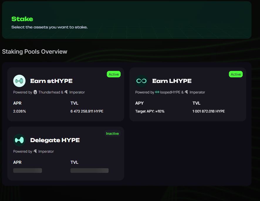 Staking en hyperswap