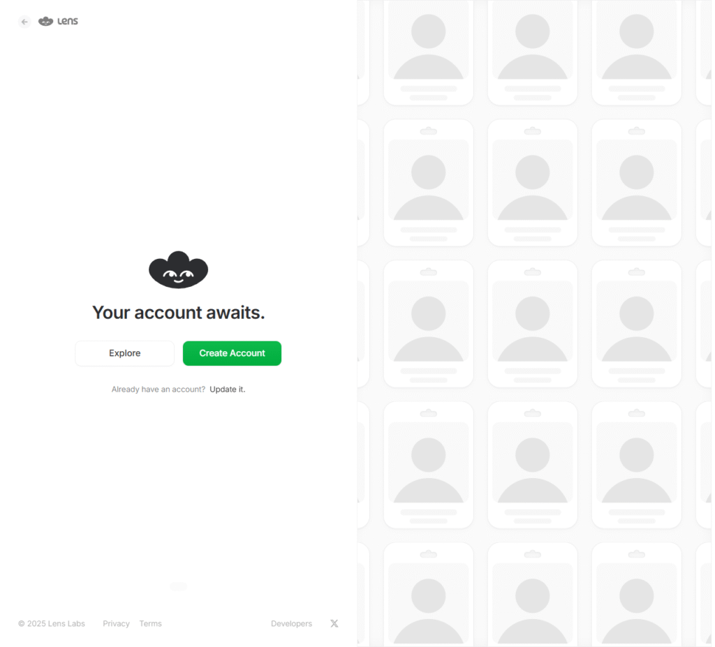 Creación de perfil lens