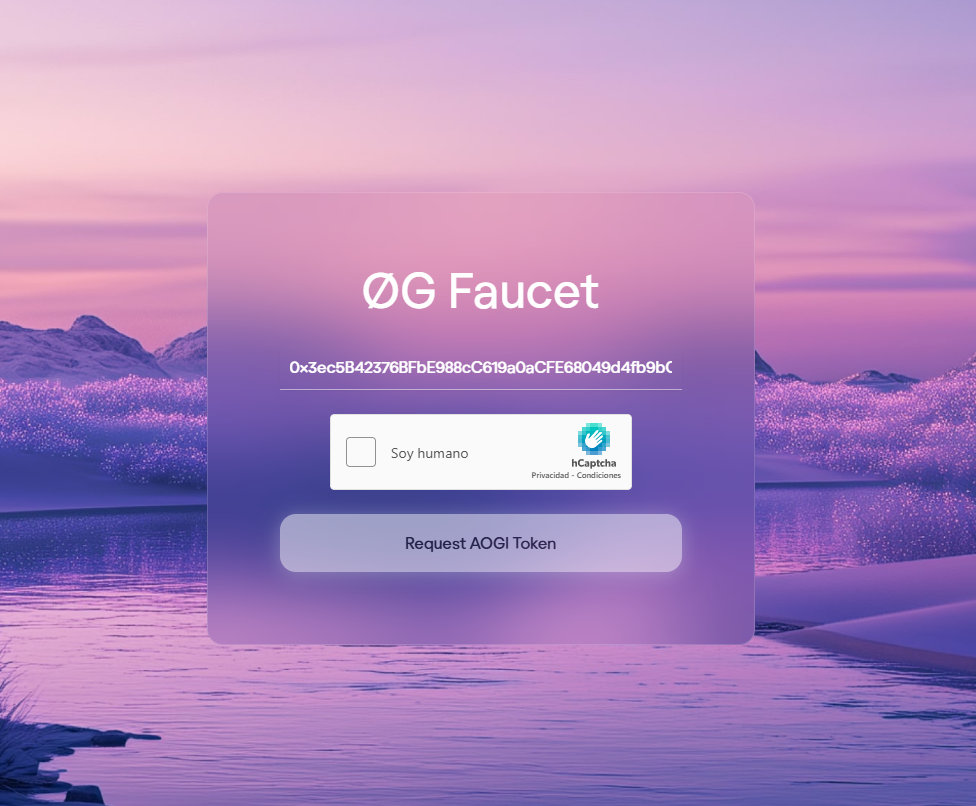 Faucet 0G Labs galileo testnet airdrop