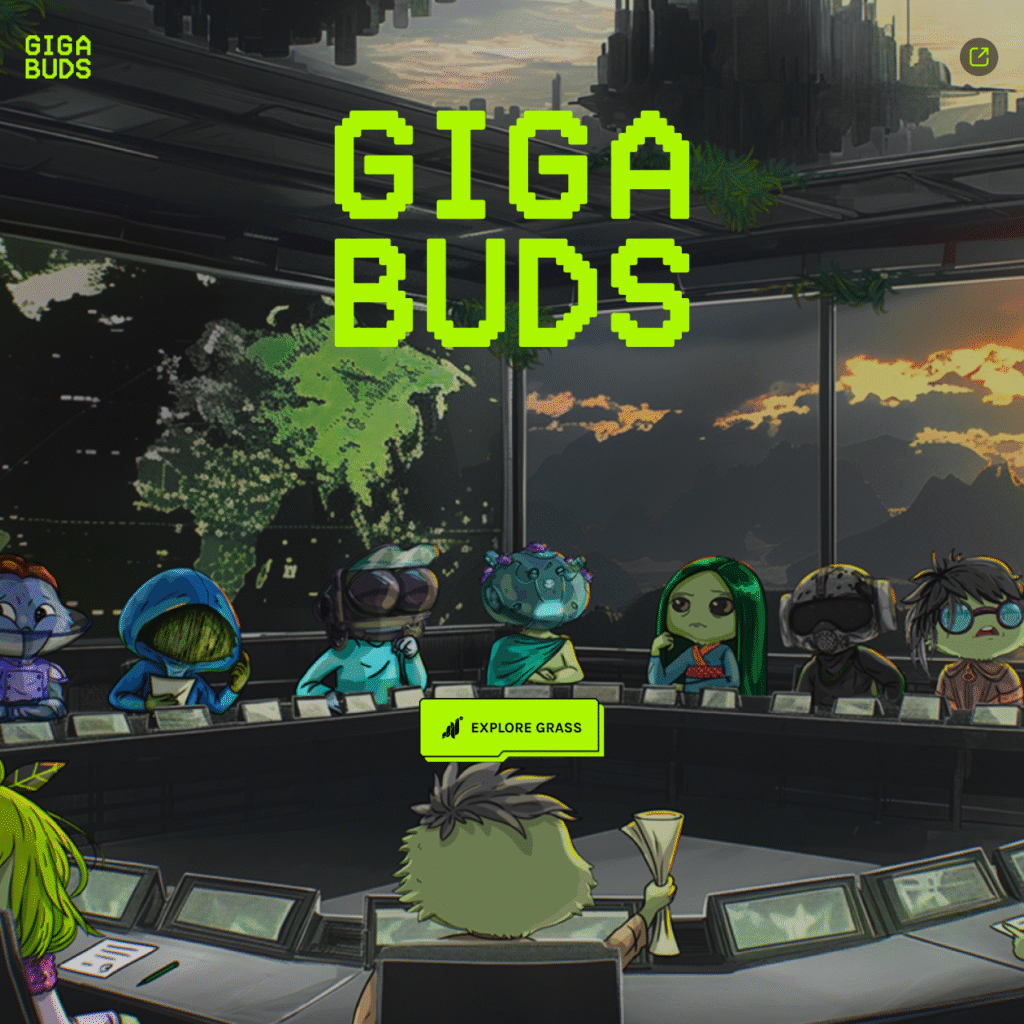 NFT Gigabuds de grass
