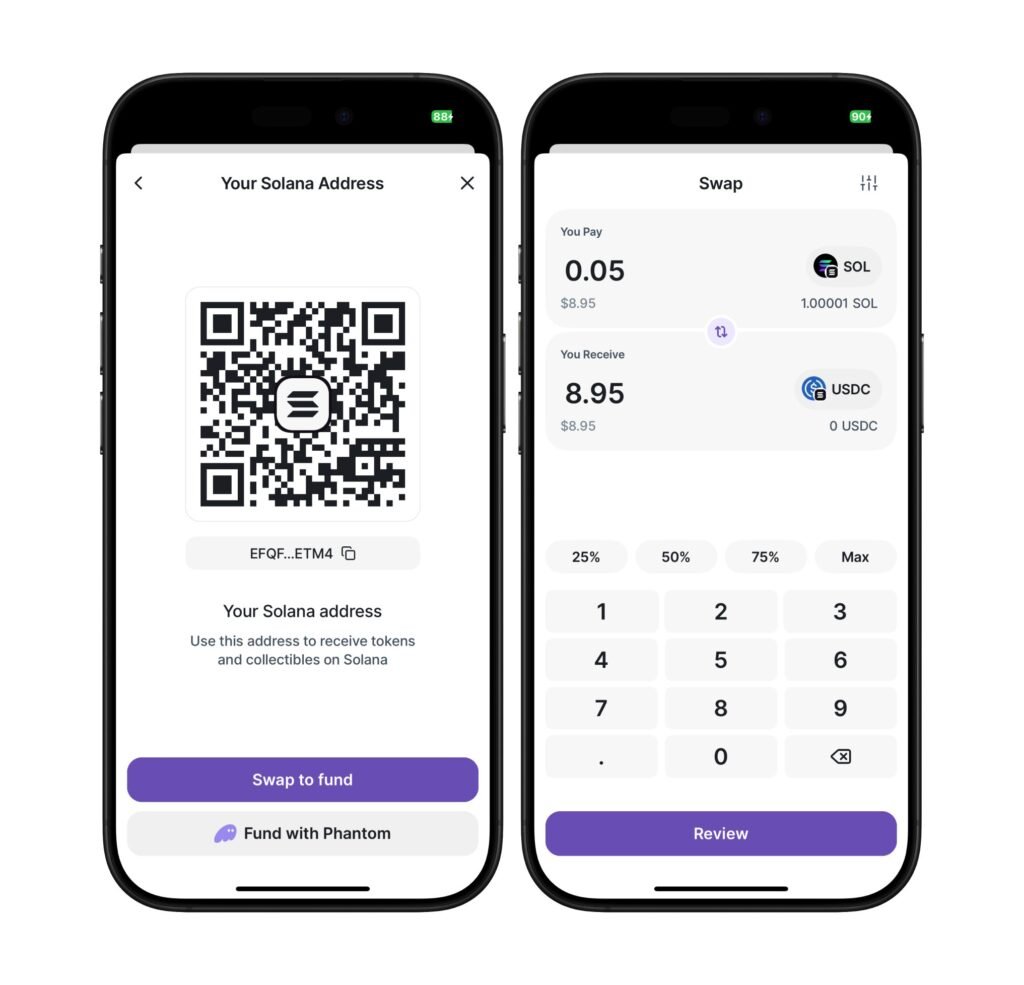 wallet de solana en warpcast