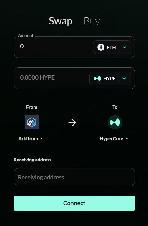 Puente cross-chainde hybridge, una aplicacion del ecosistema hyperliquid airdrop