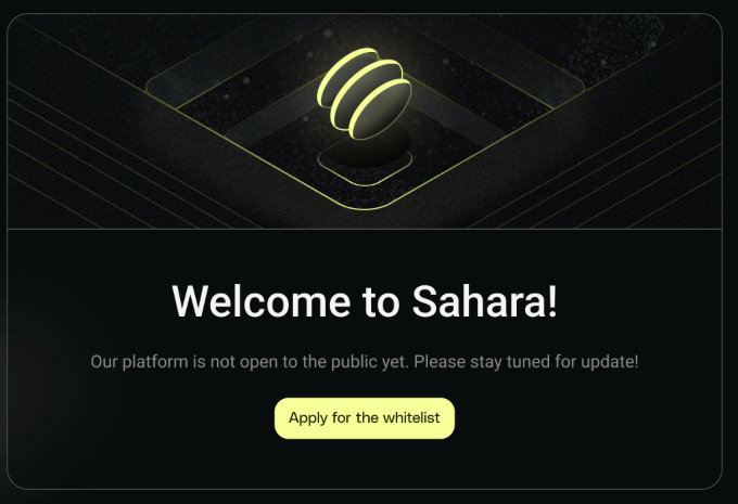 Sahara whitelist