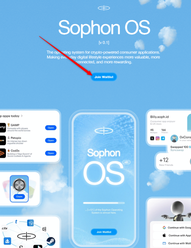sophon os whaitlist
