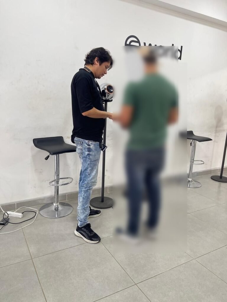 Escanea tu iris en el orb de worldcoin