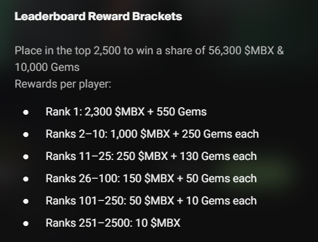 Meta Toy DragonZ SAGA recompensas leaderboard